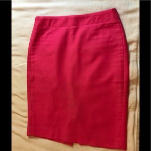 JCrew Pink Pencil Skirt